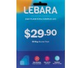 $29.9 Lebara SIM pack triple size